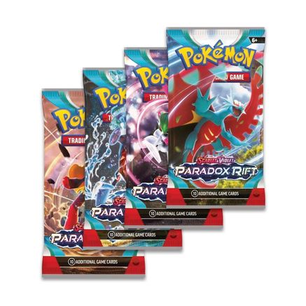Pokemon Paradox Rift Booster Pack Art Bundle [Set of 4]