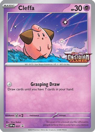 Cleffa - 037 (Prerelease) (37) [SV: Scarlet & Violet Promo Cards] Holofoil