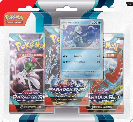 Pokemon Paradox Rift 3 Pack Blister [Arctibax]