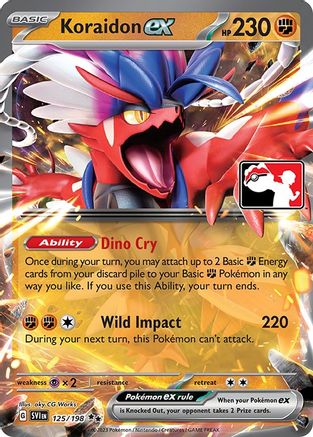 Koraidon ex (125) [Prize Pack Series Cards] Holofoil
