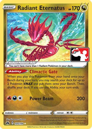 Radiant Eternatus (105) [Prize Pack Series Cards] Holofoil