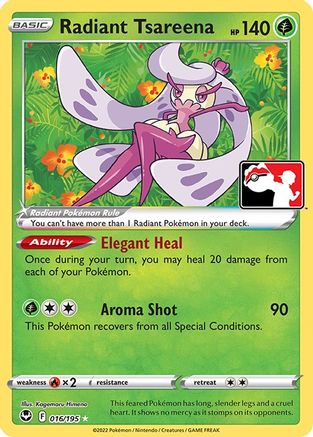 Radiant Tsareena (16) [Prize Pack Series Cards] Holofoil
