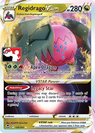 Regidrago VSTAR (136) [Prize Pack Series Cards] Holofoil