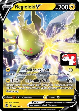 Regieleki V (57) [Prize Pack Series Cards] Holofoil