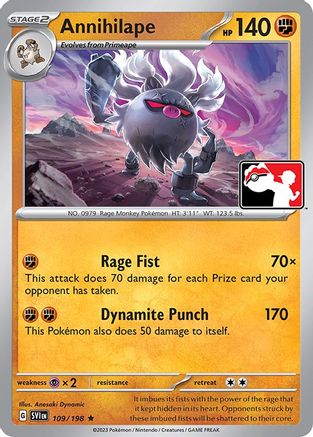 Annihilape (109) [Prize Pack Series Cards]