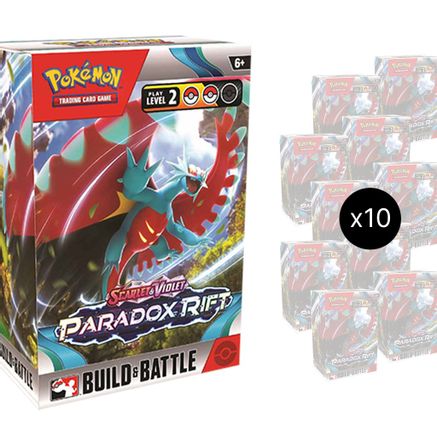 Pokemon Paradox Rift Build & Battle Box Display