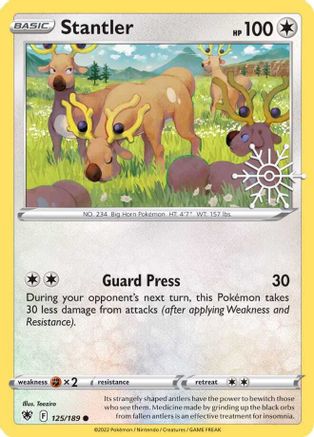 Stantler - 125/189 (Holiday Calendar) (125) [Miscellaneous Cards & Products] Holofoil