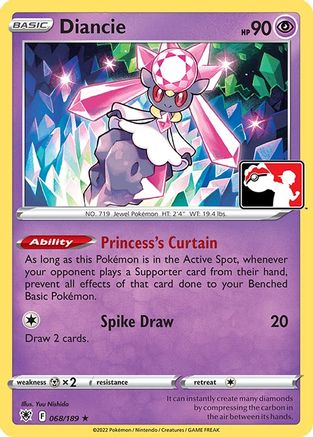 Diancie (68) [Prize Pack Series Cards]
