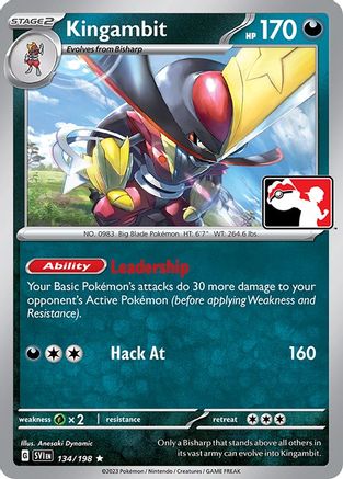 Kingambit (134) [Prize Pack Series Cards]