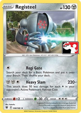Registeel (108) [Prize Pack Series Cards]