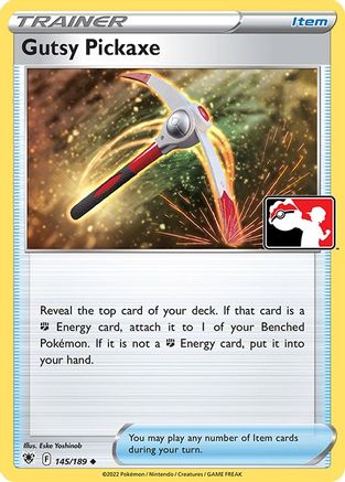 Gutsy Pickaxe (145) [Prize Pack Series Cards]