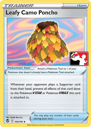 Leafy Camo Poncho (160) [Prize Pack Series Cards]