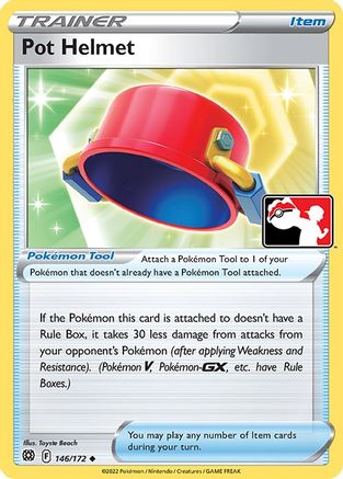Pot Helmet (146) [Prize Pack Series Cards] Holofoil