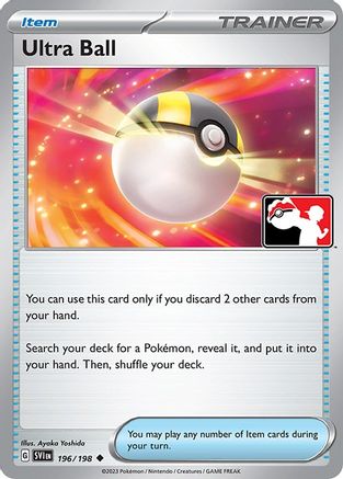 Ultra Ball - 196/198 (196) [Prize Pack Series Cards]