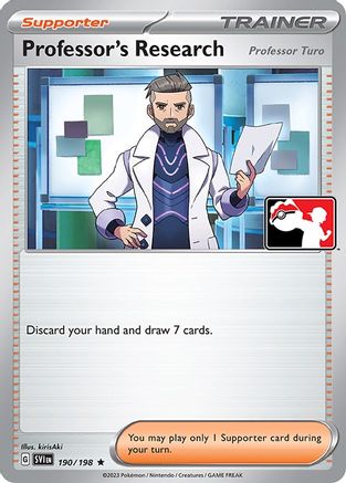 Professor's Research - 190/198 (190) [Prize Pack Series Cards] Holofoil