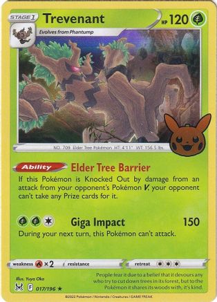 Trevenant (17) [Trick or Trade BOOster Bundle 2023] Holofoil