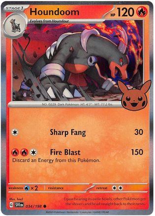 Houndoom (34) [Trick or Trade BOOster Bundle 2023] Holofoil
