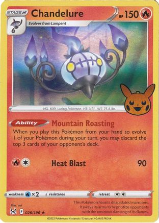 Chandelure (26) [Trick or Trade BOOster Bundle 2023] Holofoil
