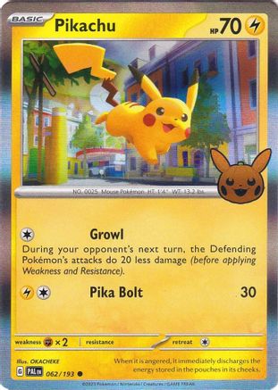 Pikachu (62) [Trick or Trade BOOster Bundle 2023] Holofoil