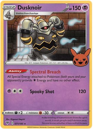 Dusknoir (71) [Trick or Trade BOOster Bundle 2023] Holofoil