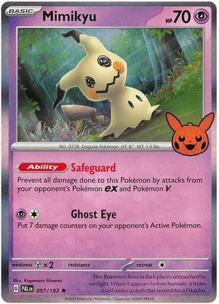 Mimikyu (97) [Trick or Trade BOOster Bundle 2023] Holofoil