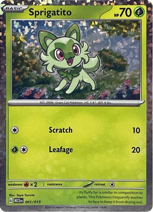 Sprigatito (1) [McDonald's Promos 2023] Holofoil