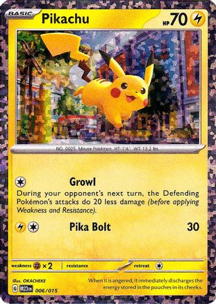 Pikachu (6) [McDonald's Promos 2023] Holofoil