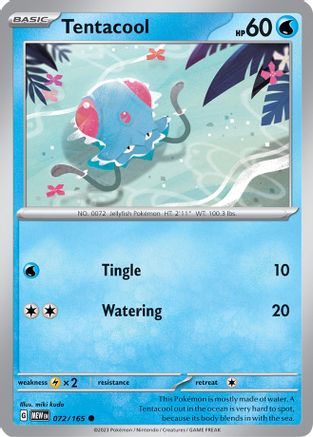 Tentacool (72) [SV: Scarlet & Violet 151] Reverse Holofoil