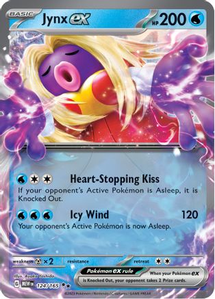 Jynx ex - 124/165 (124) [SV: Scarlet & Violet 151] Holofoil