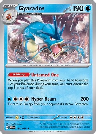 Gyarados (130) [SV: Scarlet & Violet 151] Holofoil