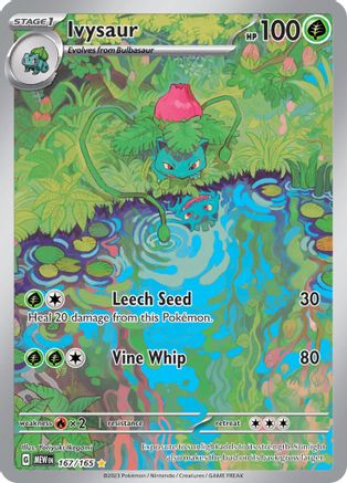 Ivysaur - 167/165 (167) [SV: Scarlet & Violet 151] Holofoil