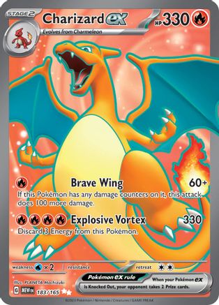 Charizard ex - 183/165 (183) [SV: Scarlet & Violet 151] Holofoil