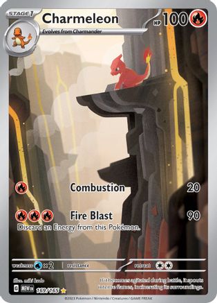 Charmeleon - 169/165 (169) [SV: Scarlet & Violet 151] Holofoil