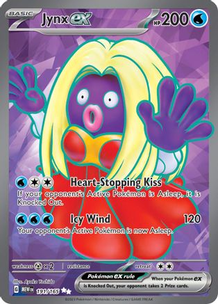 Jynx ex - 191/165 (191) [SV: Scarlet & Violet 151] Holofoil