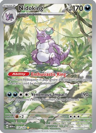 Nidoking - 174/165 (174) [SV: Scarlet & Violet 151] Holofoil