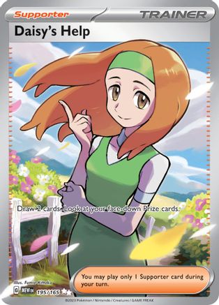 Daisy's Help - 195/165 (195) [SV: Scarlet & Violet 151] Holofoil