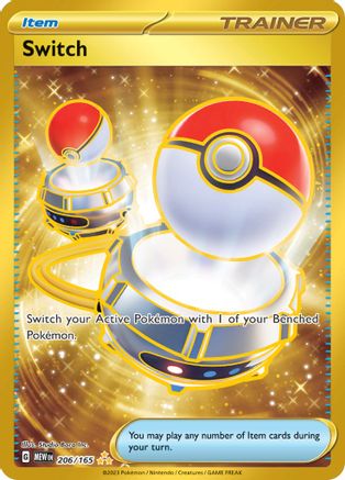 Switch - 206/165 (206) [SV: Scarlet & Violet 151] Holofoil