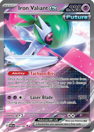 Iron Valiant ex - 089/182 (89) [SV04: Paradox Rift] Holofoil