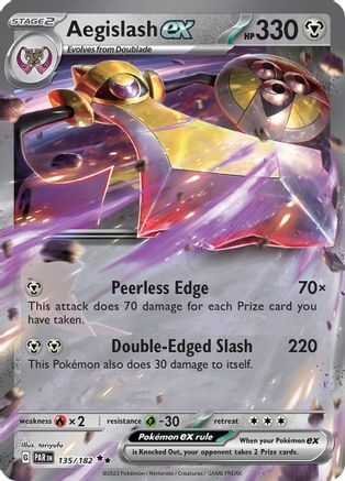Aegislash ex (135) [SV04: Paradox Rift] Holofoil