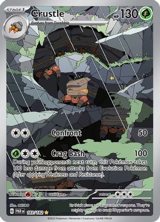 Crustle - 183/182 (183) [SV04: Paradox Rift] Holofoil