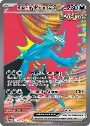 Roaring Moon ex - 229/182 (229) [SV04: Paradox Rift] Holofoil