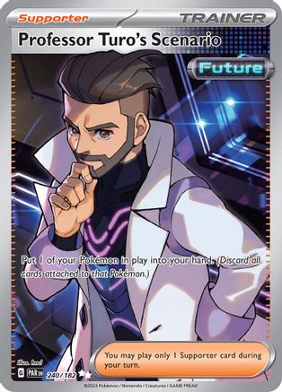 Professor Turo's Scenario - 240/182 (240) [SV04: Paradox Rift] Holofoil