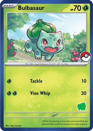Bulbasaur (Blue Border) () [My First Battle]