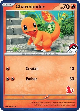 Charmander (Blue Border) () [My First Battle]