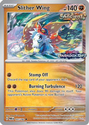 Slither Wing - 107/182 (Store Exclusive Promo) (107) [Miscellaneous Cards & Products] Reverse Holofoil