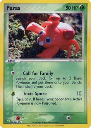Paras (4) [Trading Card Game Classic] Holofoil