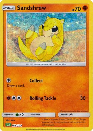 Sandshrew (8) [Trading Card Game Classic] Holofoil