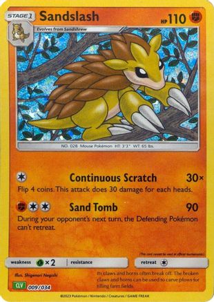Sandslash (9) [Trading Card Game Classic] Holofoil