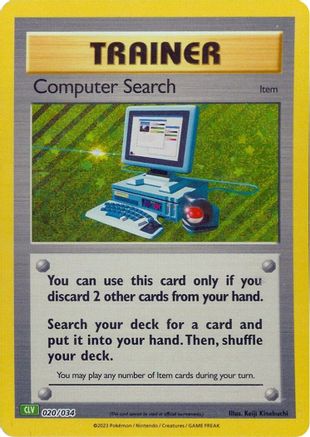 Computer Search (CLV) (20) [Trading Card Game Classic] Holofoil