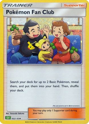 Pokemon Fan Club (CLV) (22) [Trading Card Game Classic] Holofoil